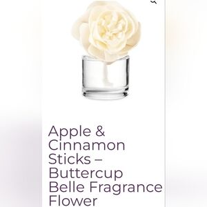 Scentsy Apples & Cinnamon Buttercup Belle Fragrance Flower Spiced White Pumpkin